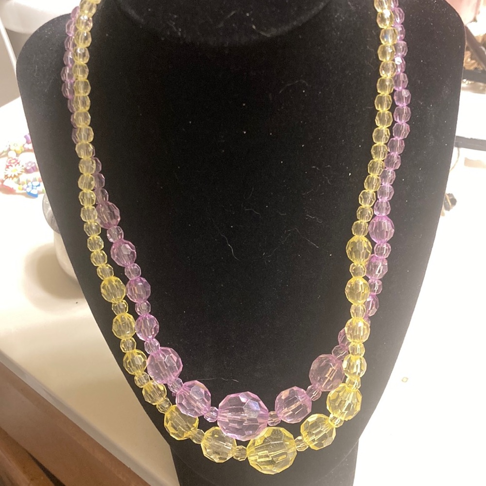 Two Acrylic Bead Necklaces